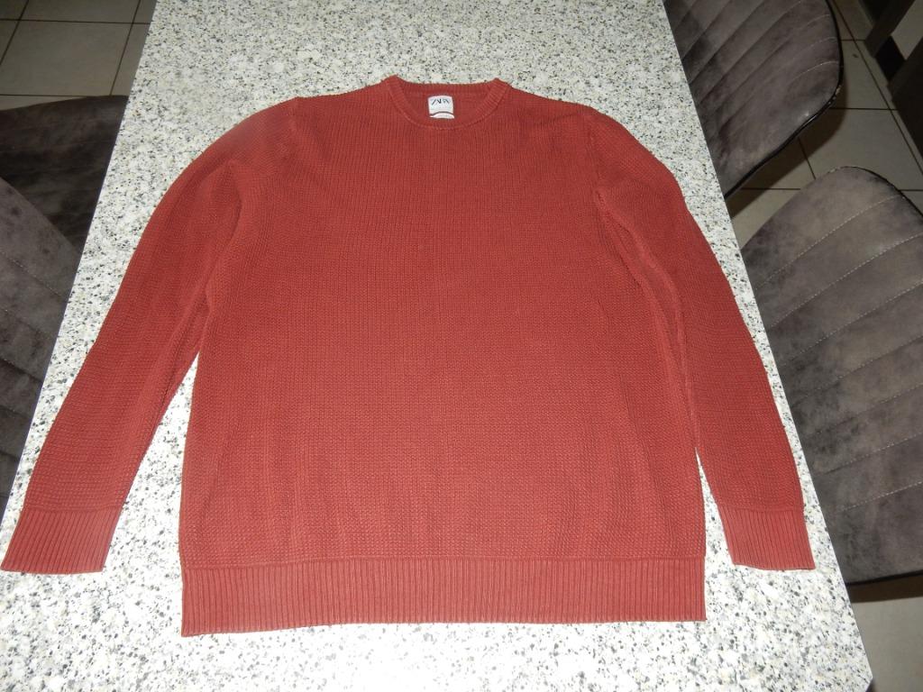 nr.484 - Donkerrode herentrui zara - large, Vêtements | Hommes, Pulls & Vestes, Rouge, Enlèvement ou Envoi, Zara, Taille 52/54 (L)