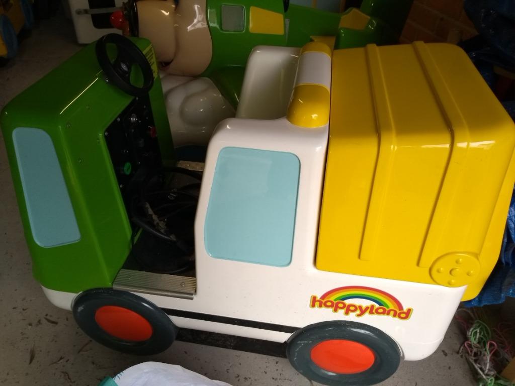 Kiddy ride vuilniswagen, Verzamelen, Automaten | Overige, Ophalen, Gebruikt