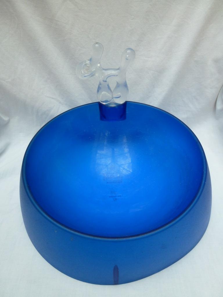 Koziol eet - of drinkbakje voor middelgrote hond blauw, Dieren en Toebehoren, Ophalen of Verzenden, Gebruikt