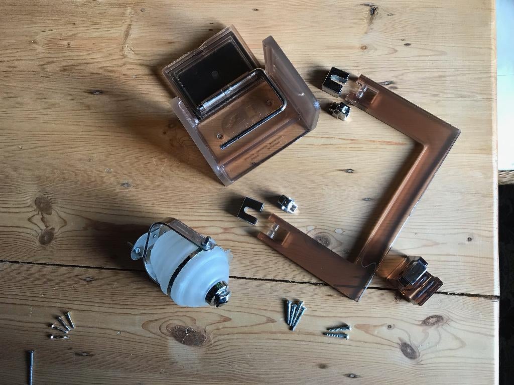 Accessoires de salle de bain rétro Allibert des années 80, Enlèvement, Comme neuf, Autres couleurs, Autres types