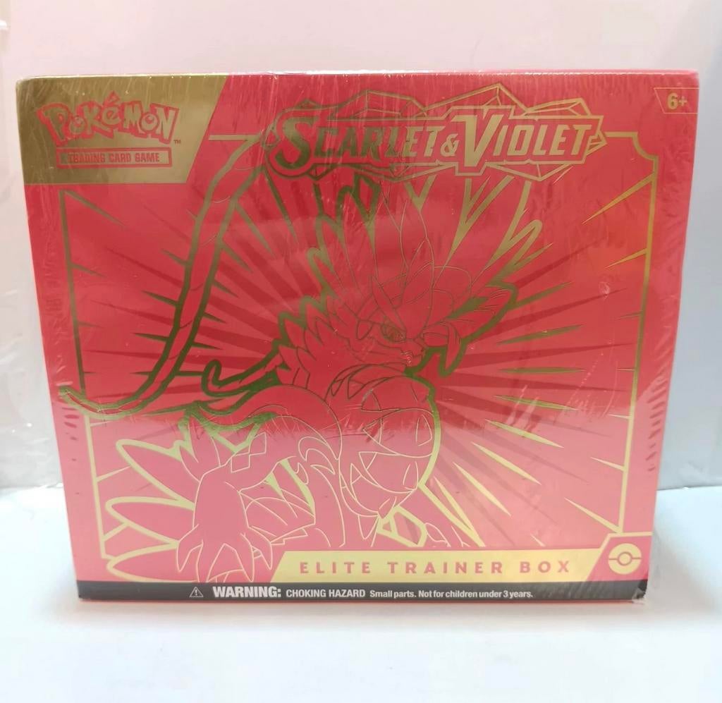 Scarlet & Violet Koraidon Elite Trainer Box, Ophalen of Verzenden, Nieuw, Booster