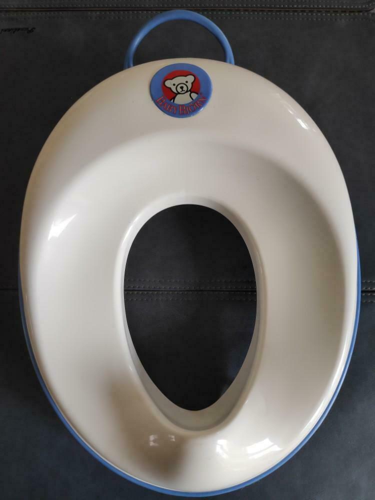 toiletbrilverkleiner baby Bjorn blauw, Ophalen, Zo goed als nieuw