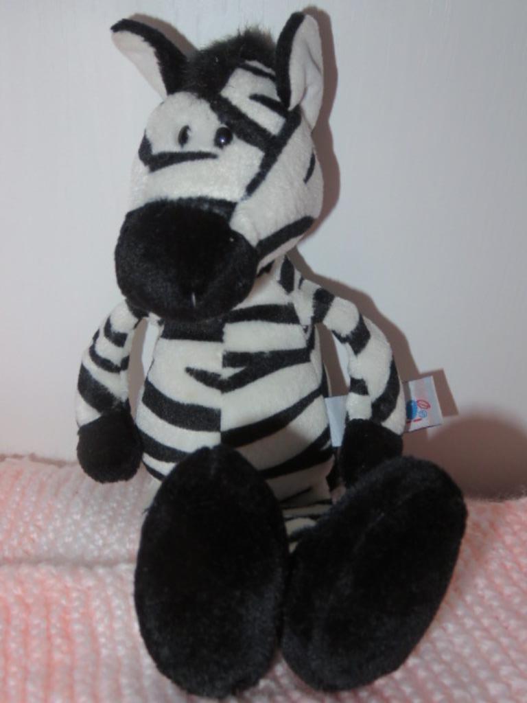 Knuffeldier : Zebra -- Nici -- knuffel, Ophalen of Verzenden, Zo goed als nieuw, Overige typen
