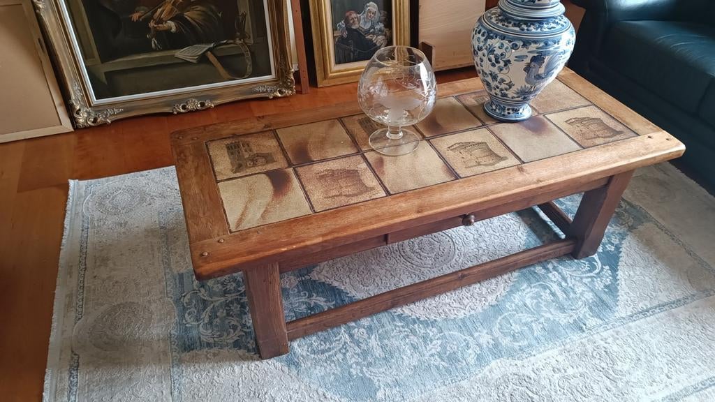 Table de salon en chêne, Enlèvement, Chêne