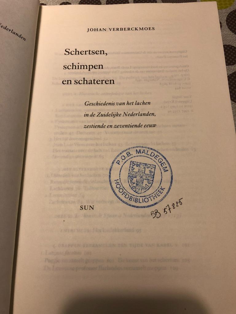 Schertsen, schimpen en schateren - Johan Verberckmoes, Ophalen of Verzenden, Gelezen, Maatschappij en Samenleving, Johan Verberckmoes