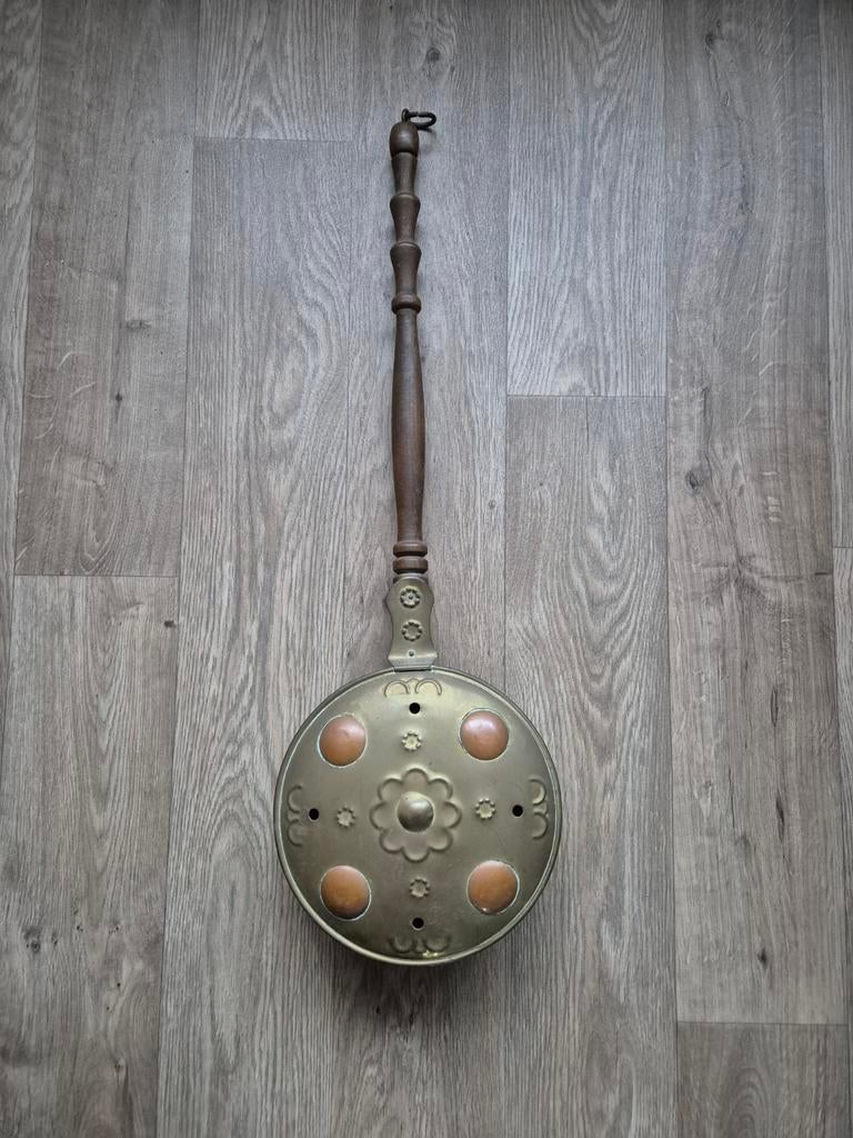 Koperen bedstoof , bedpan  🔥 🛏, Antiek en Kunst, Ophalen