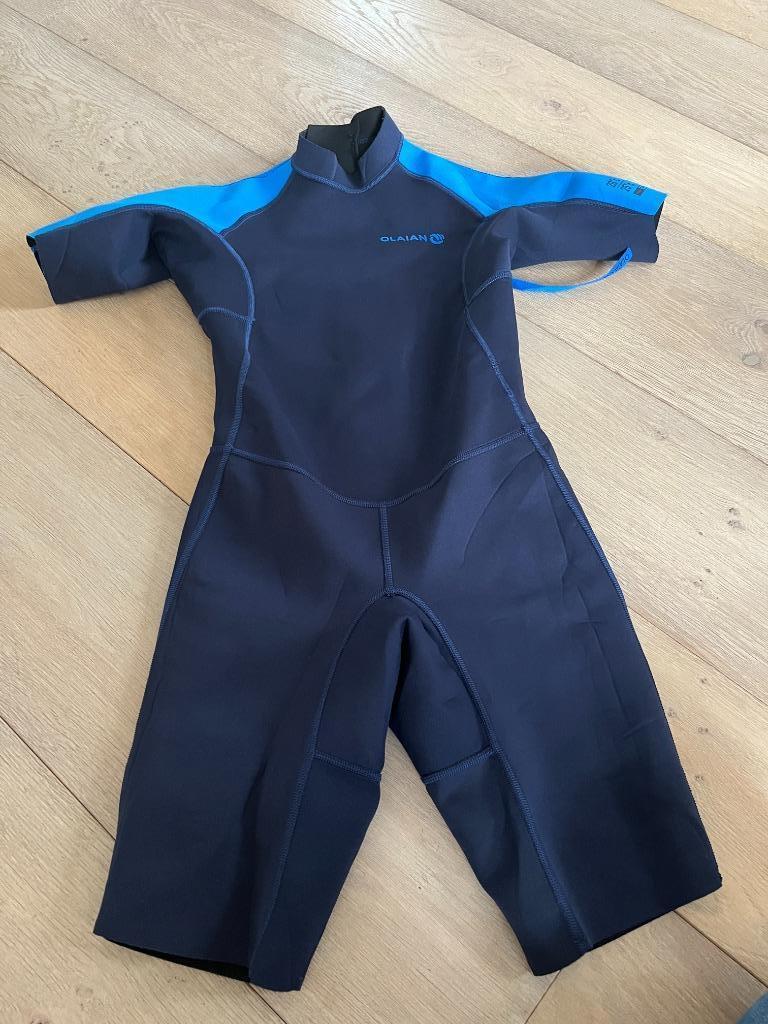 Wetsuit Decathlon - maat 14 jaar, Wetsuit, Kind, Ophalen of Verzenden, Zo goed als nieuw
