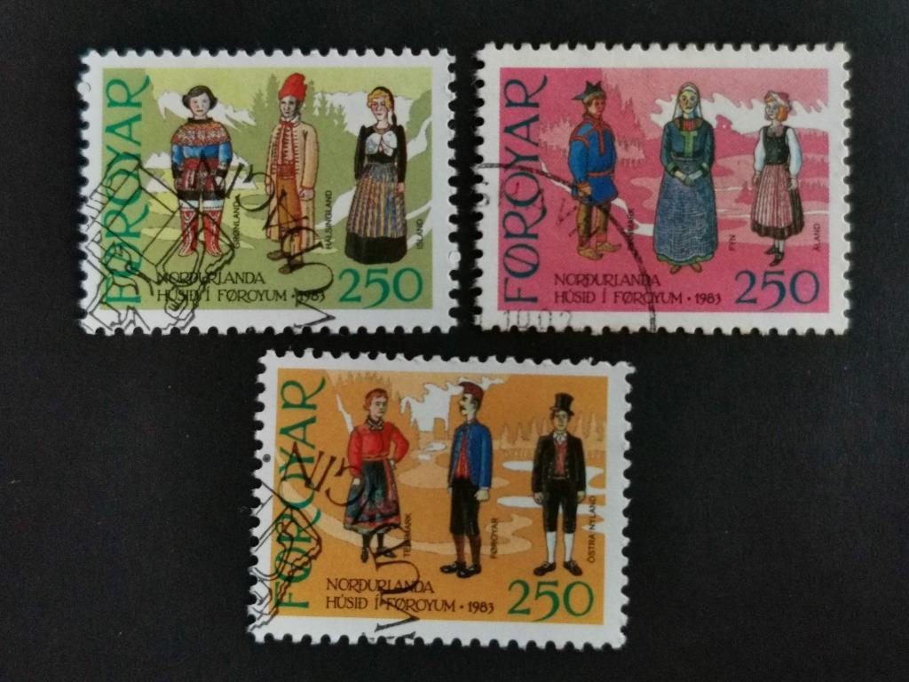Îles Féroé/Foroyar 1983 - costumes locaux - du bloc, Timbres & Monnaies, Timbres | Europe | Scandinavie, Enlèvement ou Envoi, Danemark