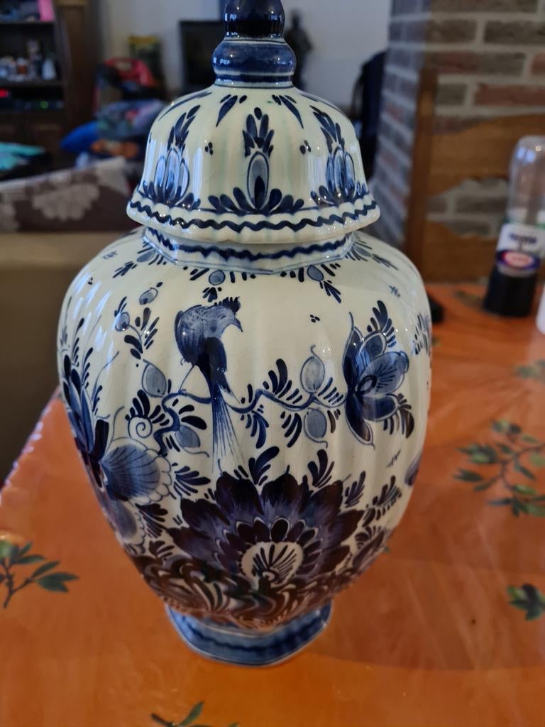 Pot/vase Delft bleu, Antiquités & Art, Enlèvement ou Envoi