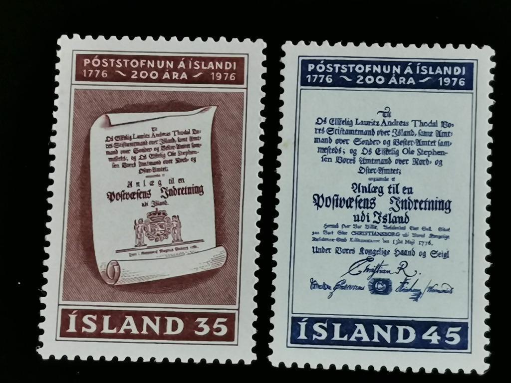 Ijsland 1976 - oprichting Post in IJsland **, Ophalen of Verzenden, IJsland, Postfris