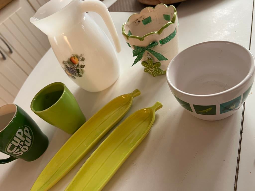 Groen keukensetje, Ophalen