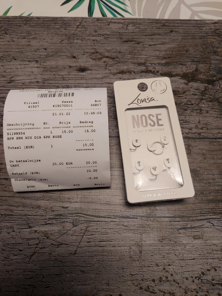Neuspiercing van lovisa te koop, Enlèvement, Comme neuf