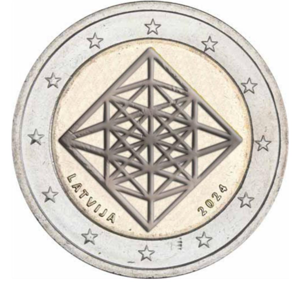 2 euro Letland 2024 Puzuris Baltische Traditie, Ophalen of Verzenden, 2 euro