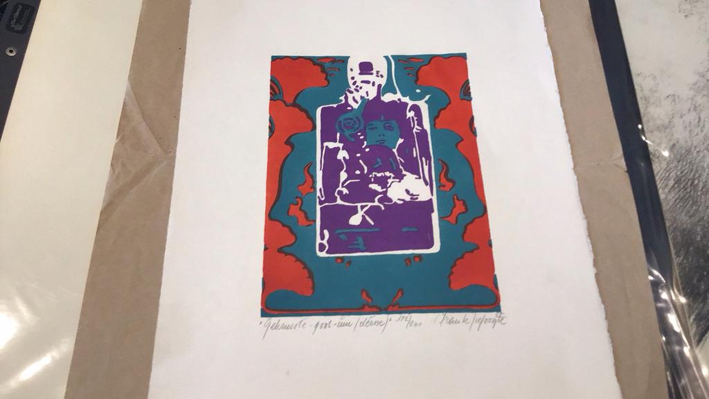 Sérigraphie Frank Liefhooghe, Antiquités & Art, Enlèvement ou Envoi