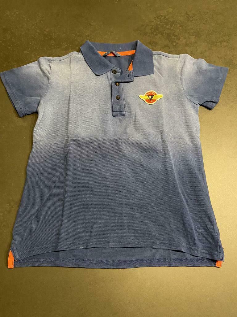 Guess blauwe polo. Maat 7 jaar. Perfecte staat., Ophalen of Verzenden, Shirt of Longsleeve, Jongen, Guess