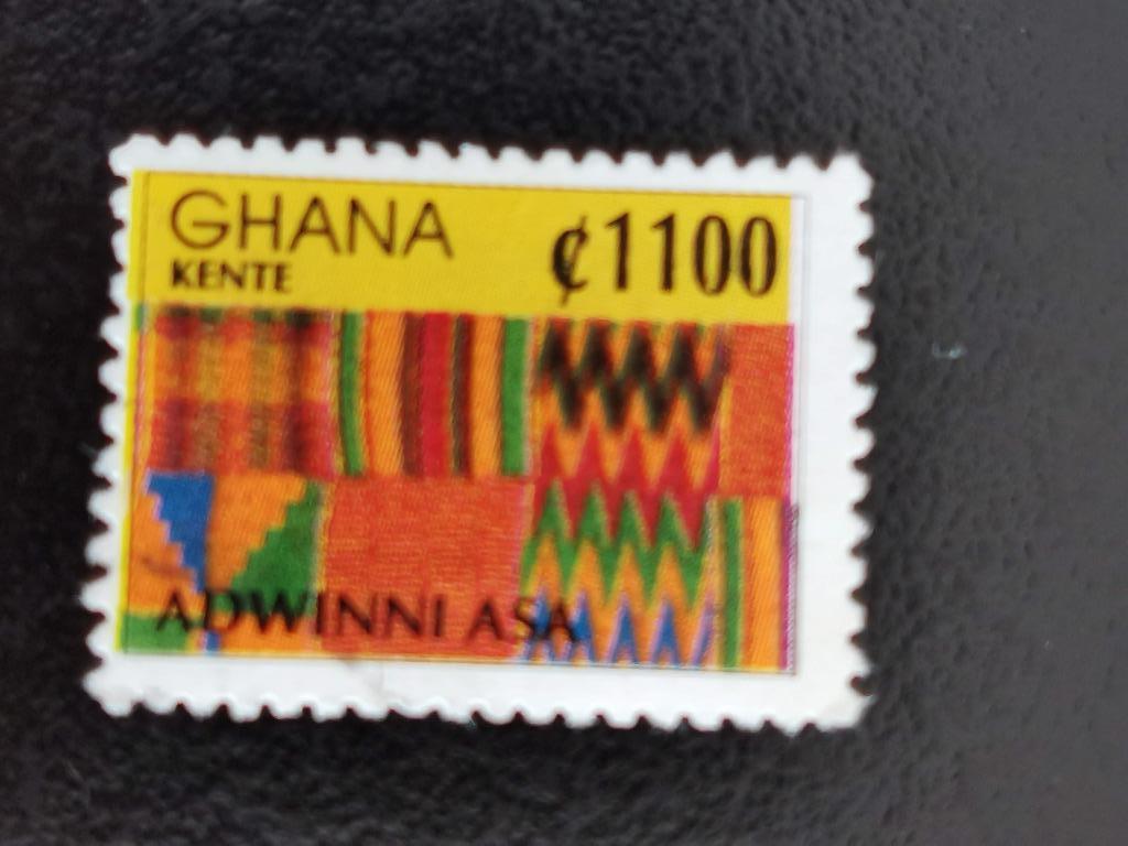 Ghana 1997 - traditioneel geweven stof, Ophalen of Verzenden, Gestempeld