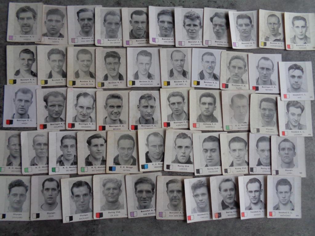 images de football CHEWING GUM BELGE CY ANNO 1950/51 52X, Hobby & Loisirs créatifs, Autocollants & Images, Envoi