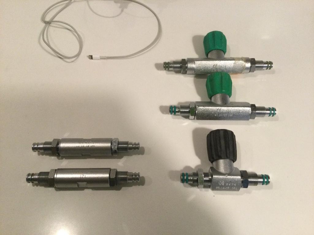 Nieuwe manifold met kraan dubbel15/12/7 - Ecocheques, Watersport en Boten, Duiken, Nieuw, Duikfles, Ophalen of Verzenden