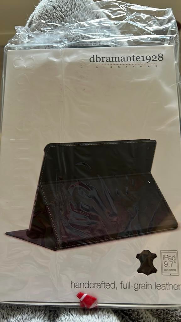 Applehoes in leer 2017-2018 zwart, 9 inch, Ipad, Nieuw, Bescherming voor- en achterkant