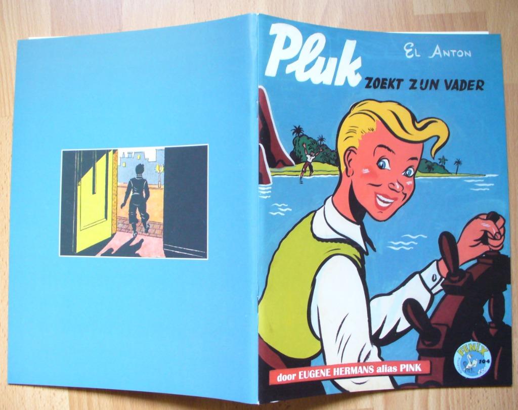 PLUK ZOEKT ZIJN VADER - 'T KAPOENTJE - PINK -FENIX REEKS 104, Boeken, Stripverhalen, Eén stripboek, Ophalen of Verzenden, Zo goed als nieuw