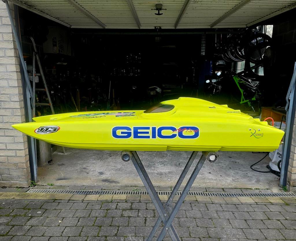 Originele PPB skater powerboot, 30,5cc Zenoah, Ophalen, Zo goed als nieuw, Groter dan 1:32, Overige merken