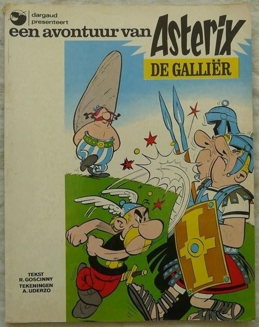 Strip, Asterix, Asterix De Galliër, Nummer 1, Dargaud, 1979., Gelezen, Eén stripboek, Ophalen of Verzenden, Goscinny - Uderzo