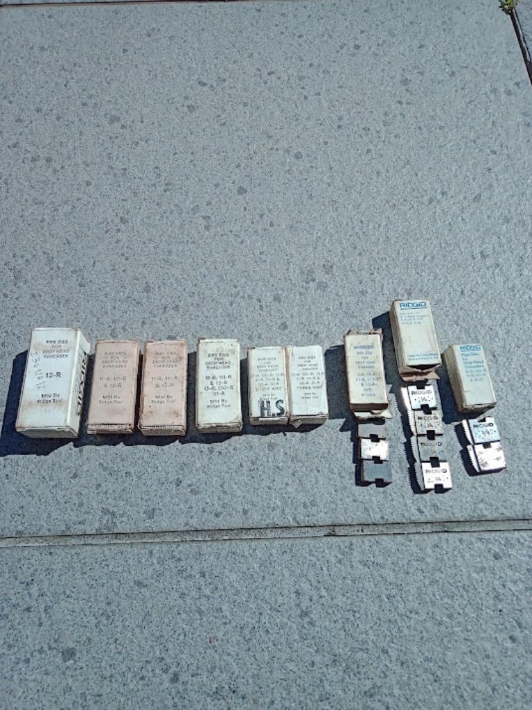 draadsnijkussens van RIDGID., Bricolage & Construction, Outillage | Pièces de machine & Accessoires, Enlèvement, Neuf