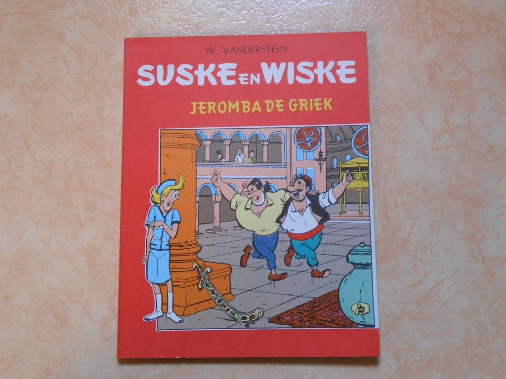 Suske en wiske 63 Jeromba de Griek 1966 1 ste druk. TG., Willy Vandersteen, Eén stripboek, Ophalen of Verzenden, Zo goed als nieuw