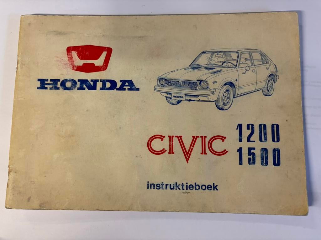 Gebruikershandleiding Honda Civic SB, Auto diversen, Handleidingen en Instructieboekjes, Ophalen of Verzenden
