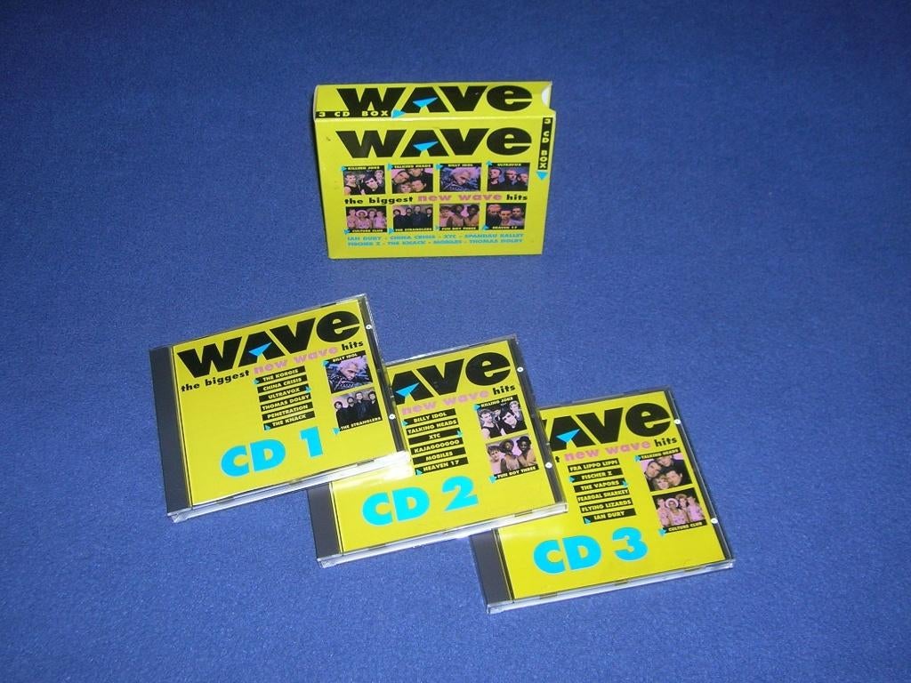 3 CD box WAVE ( New Wave ), Ophalen of Verzenden, Overige genres, Boxset