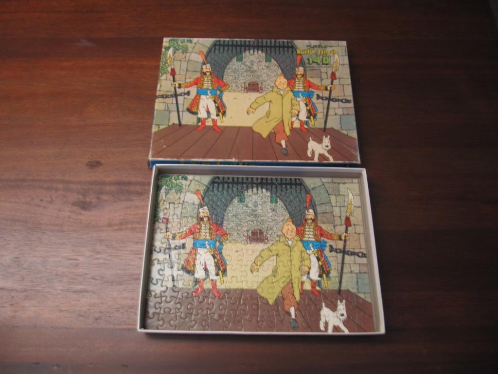 puzzel Kuifje - de scepter van Ottokar, Boeken, Ophalen of Verzenden, Gelezen