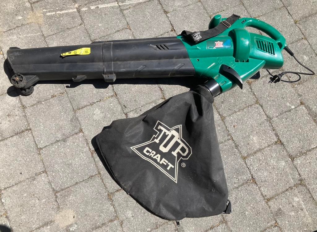 Elektrische bladblazer/zuiger, Tuin en Terras, Bladblazers, Ophalen, Zo goed als nieuw