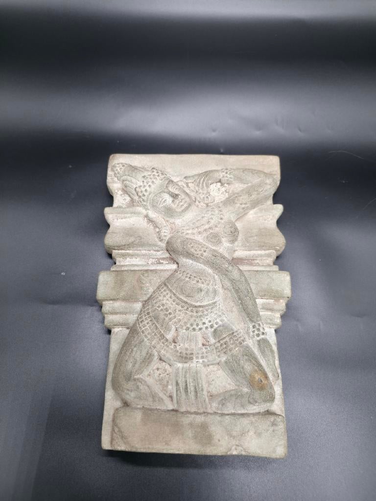 Wandpaneel tempel india, Antiek en Kunst, Ophalen