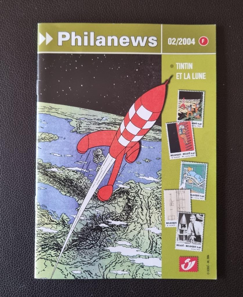 Kuifje en de maan Tintin et La lune Philanews 02/2004, Verzamelen, Ophalen of Verzenden, Kuifje, Nieuw, Boek of Spel