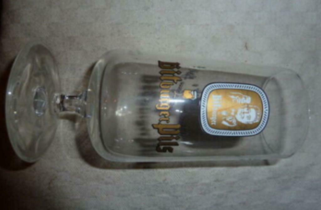 #N bier glas BITBURGER PILS Abends Bit , morgens fit ! 0,2L, Verzamelen, Ophalen of Verzenden, Nieuw, Bierglas