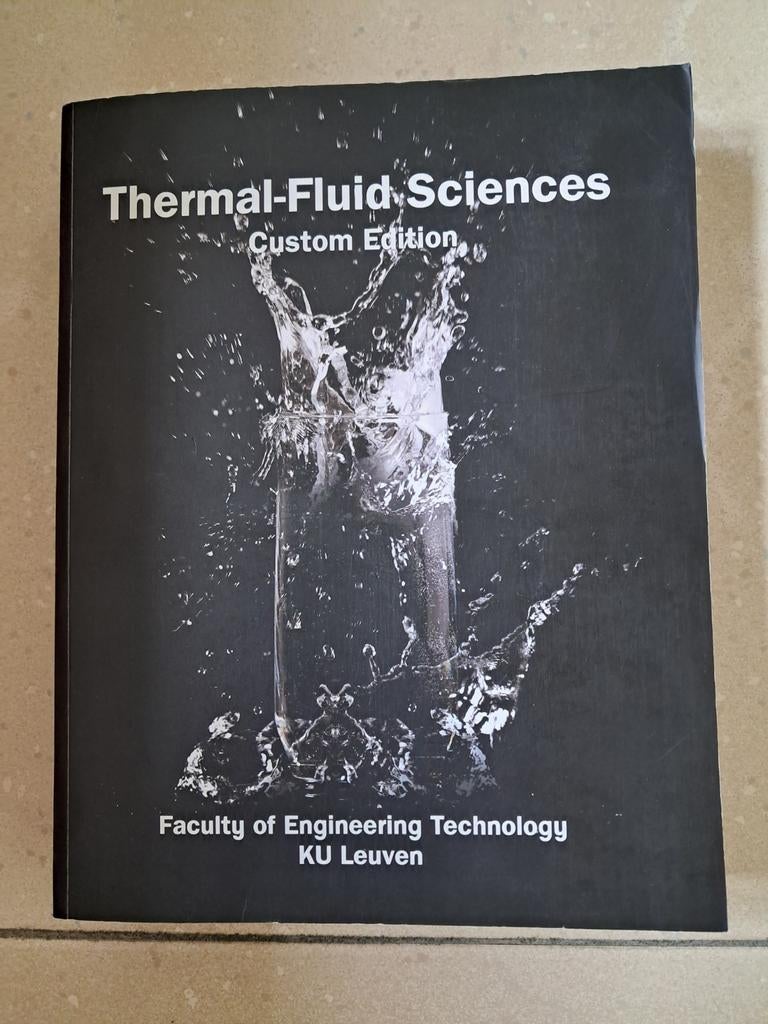 Thermal-Fluid Sciences Custom Edition, Enlèvement ou Envoi, Comme neuf