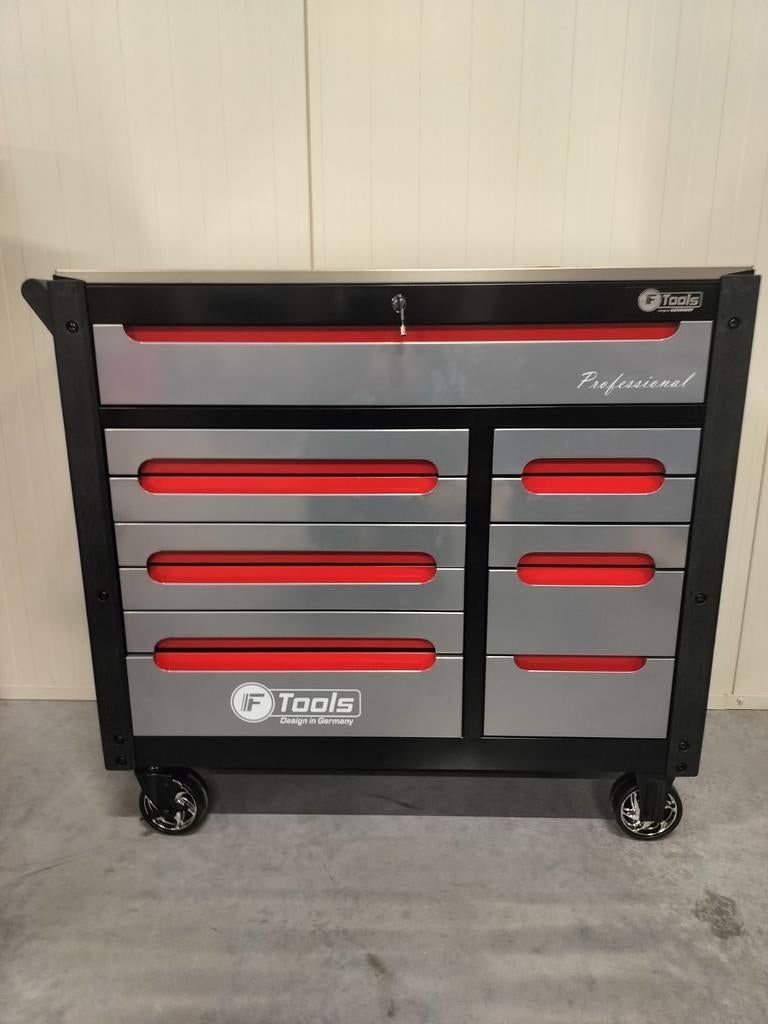 F-tools gereedschapswagen luxe editie 12 lades 10 gevuld., Autos : Divers, Outils de voiture, Neuf, Enlèvement