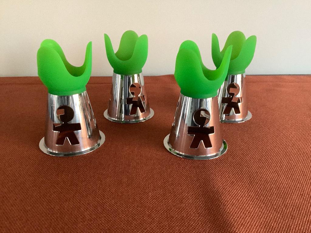 Alessi eierdopje Girotondo, Ophalen of Verzenden, Zo goed als nieuw