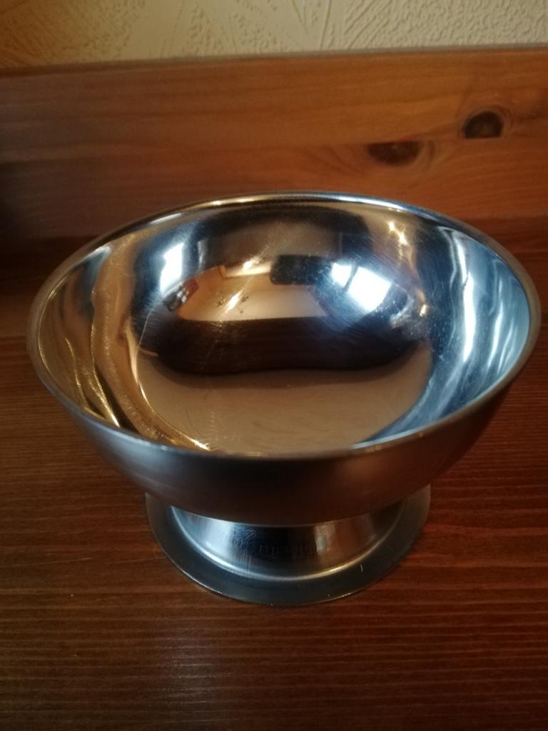 Set van 6 roestvrijstalen ijsbekers, Huis en Inrichting, Keuken | Servies, Ophalen of Verzenden