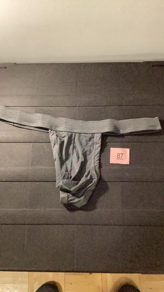 Grijze herenstring, Kleding | Heren, Ondergoed, Verzenden, Grijs, Slip