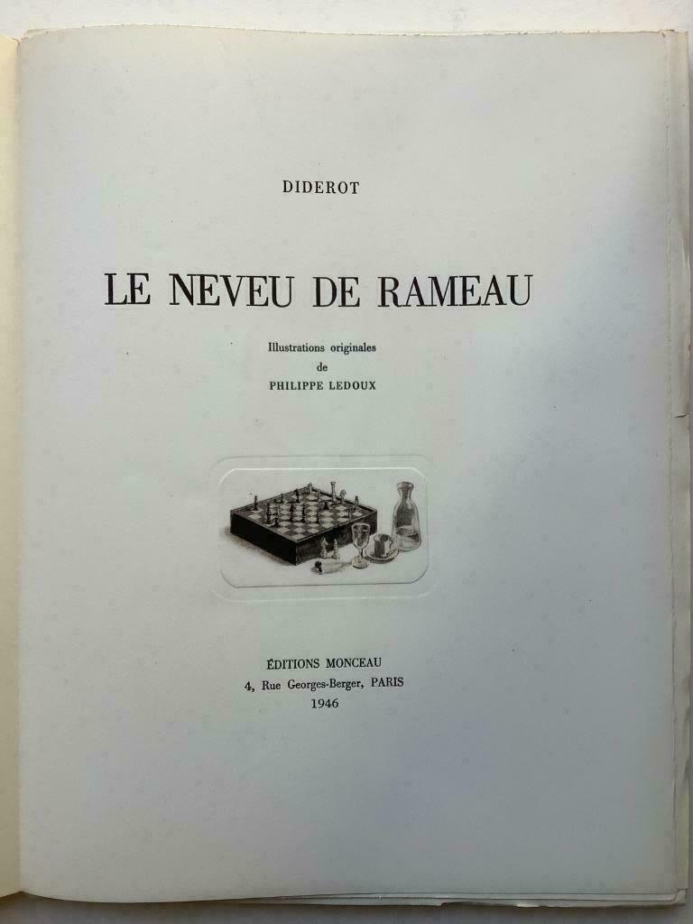 Le Neveu de Rameau - Diderot (Editions Monceau, 1946), Enlèvement ou Envoi