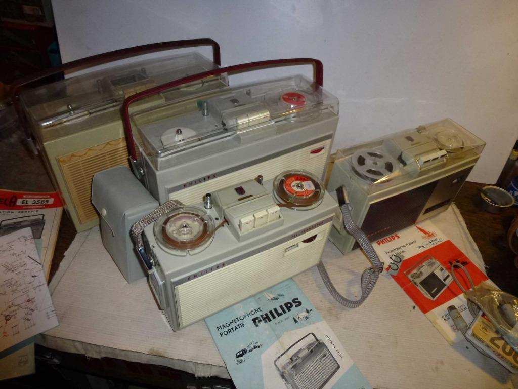 enregistreurs compact PHILIPS EL35...., Audio, Tv en Foto, Bandrecorder, Ophalen of Verzenden, Bandrecorder