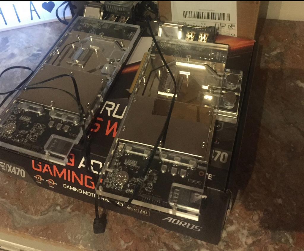Amd rx 580 asus strix 8go watercooling + air cooling, Computers en Software, Ophalen of Verzenden, Zo goed als nieuw, AMD