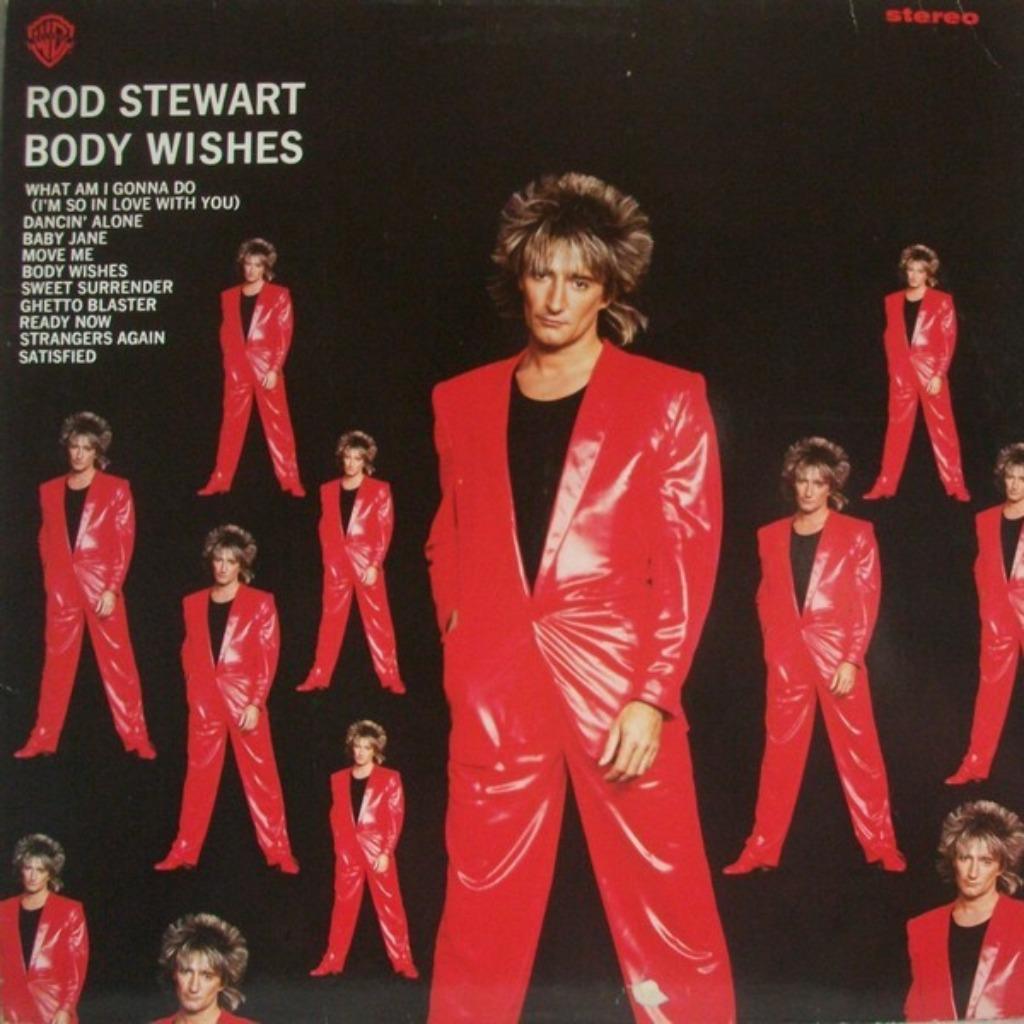 LP Rod Stewart - Body wishes, Cd's en Dvd's, Ophalen of Verzenden, Gebruikt, 12 inch