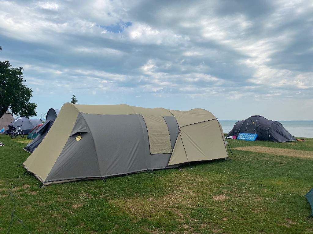 Tunneltent Falco Buizerd 3000, Caravans en Kamperen, Tenten, Ophalen, Gebruikt, Tot en met 4