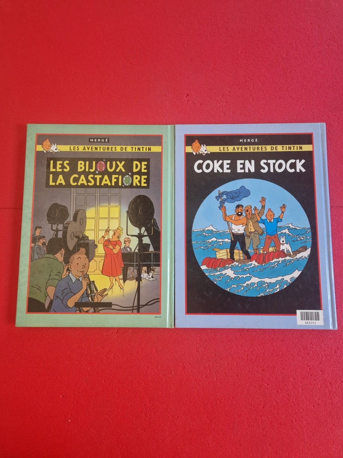Lot de 2 bd double album tintin, Enlèvement ou Envoi
