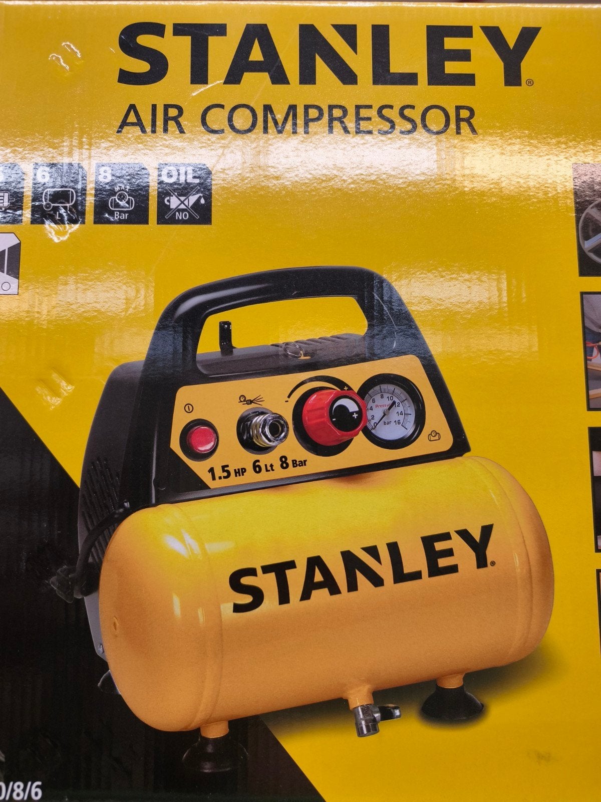 COMPRESSEUR PORTABLE STANLEY B/D, Bricolage & Construction, Compresseurs, Enlèvement