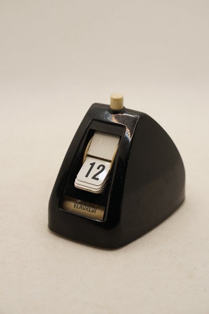 vintage Click-a-day perpetual kalender, Enlèvement ou Envoi, Calendrier quotidien, Utilisé