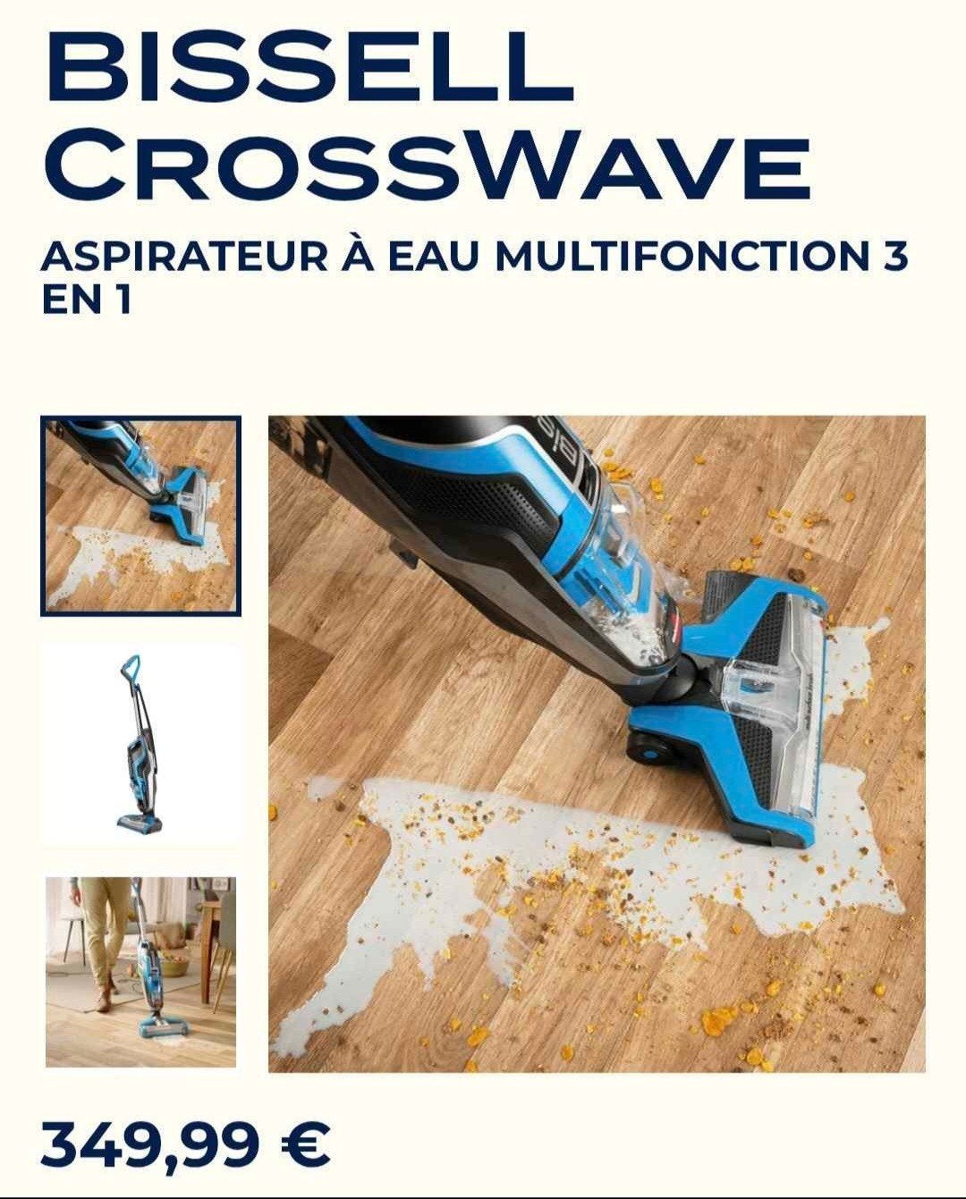 Aspirateur Bissell 3en1 neuf, Electroménager, Enlèvement