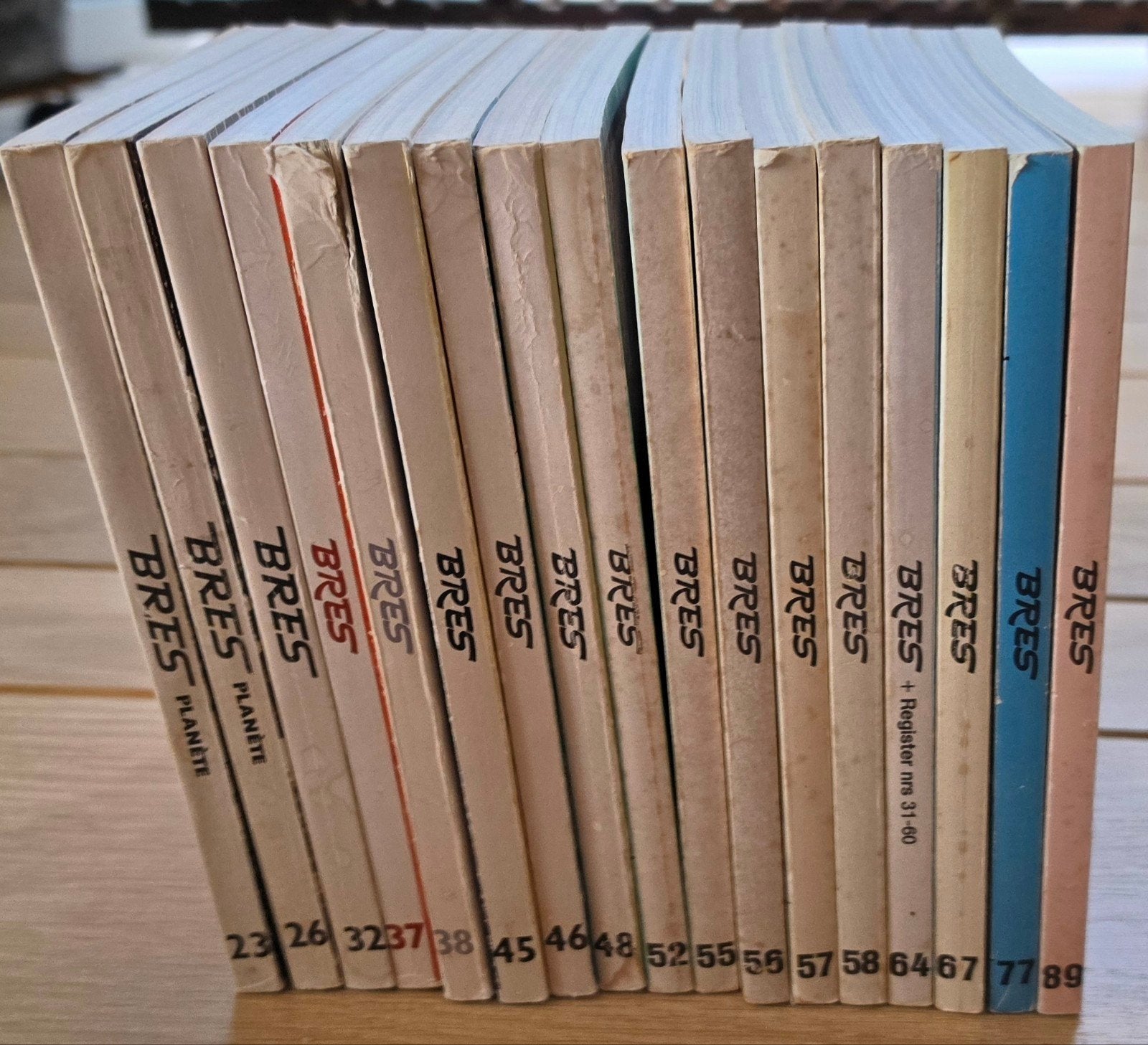 Belle collection de magazines vintage de Bres (17 numéros), Enlèvement ou Envoi, Utilisé, Autres sujets/thèmes